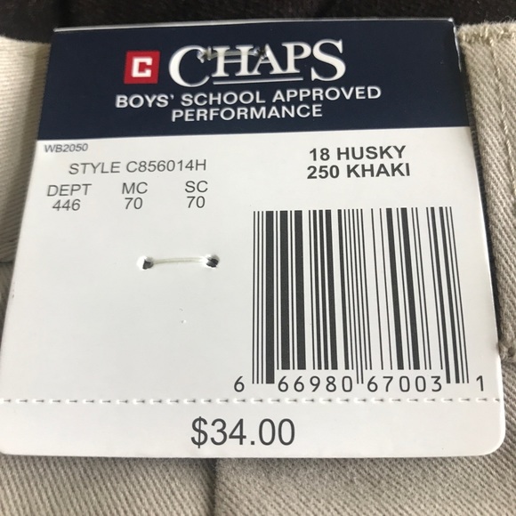 Chaps khaki pants Boys School Performance - Picture 7 of 7